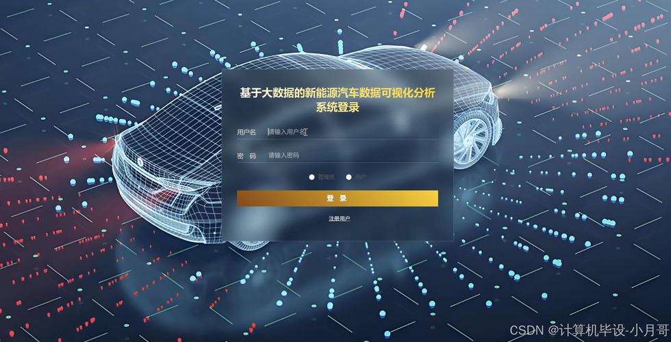 新能源汽车数据可视化分析系统,计算机